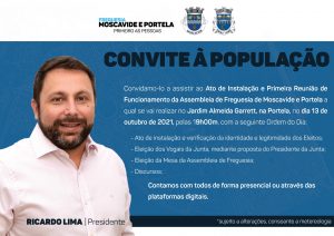 INTERVENÇÃO DO PRESIDENTE DA JUNTA - TOMADA DE POSSE FREGUESIA DE MOSCAVIDE E PORTELA