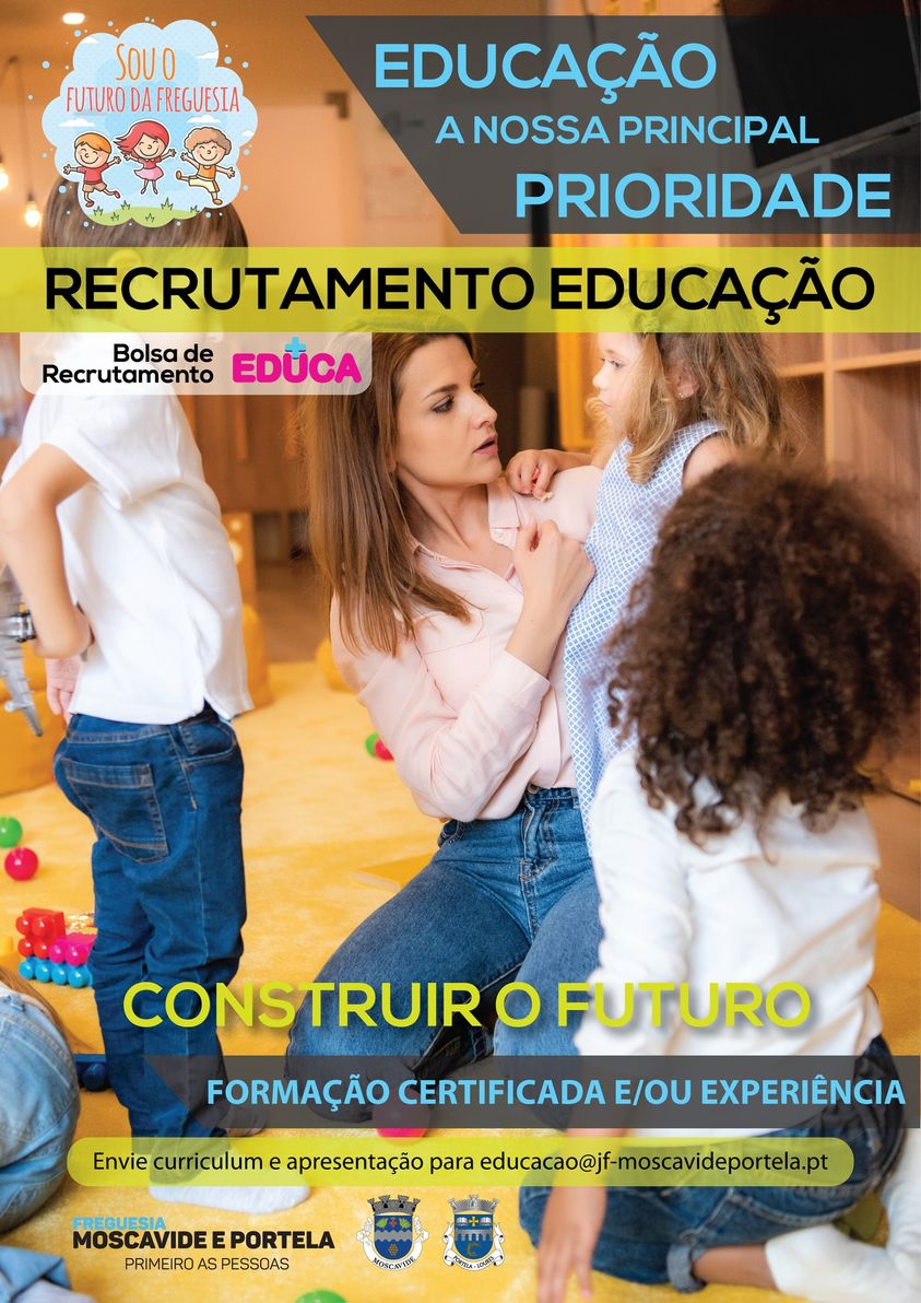 NOVO RECRUTAMENTO EDUCAÇÃO | BOLSA +EDUCA